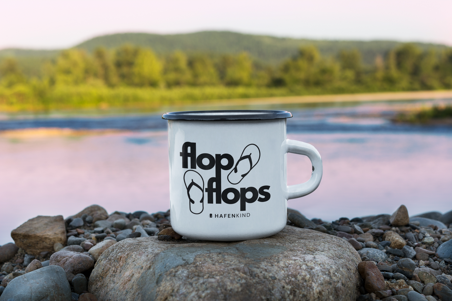 FLOP FLOPS - Emaille Becher