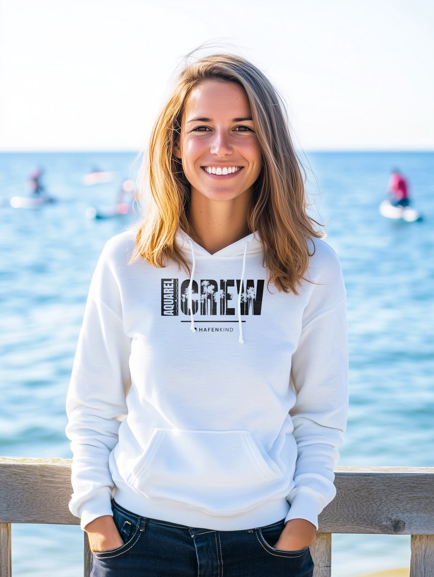 AQUAREL CREW 2.0 - Organic Hoodie Damen