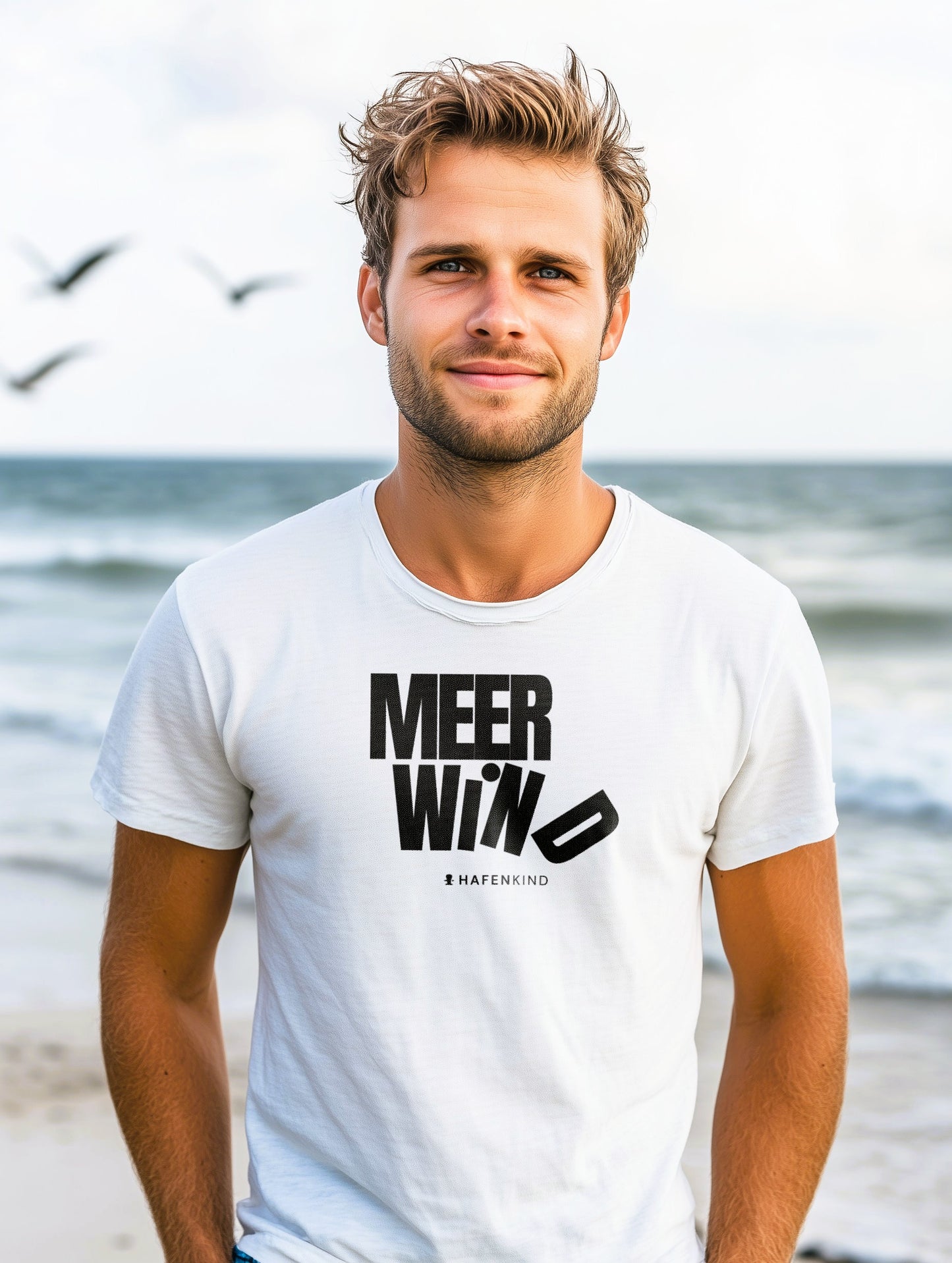 MEER WIND - Organic Shirt Herren