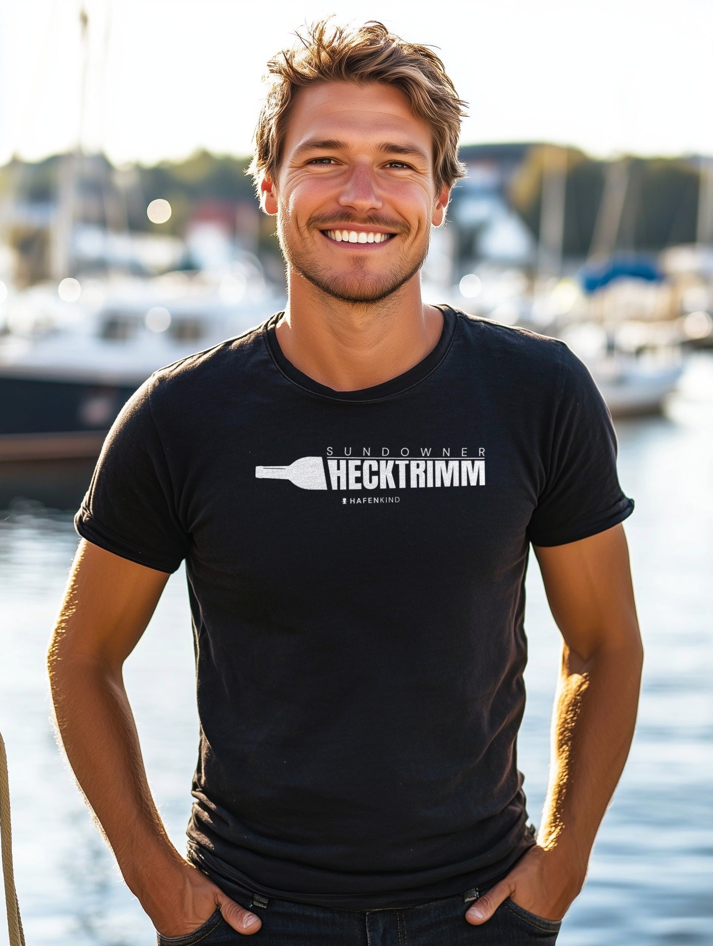 SUNDOWNER HECKTRIMM - Organic Shirt Herren