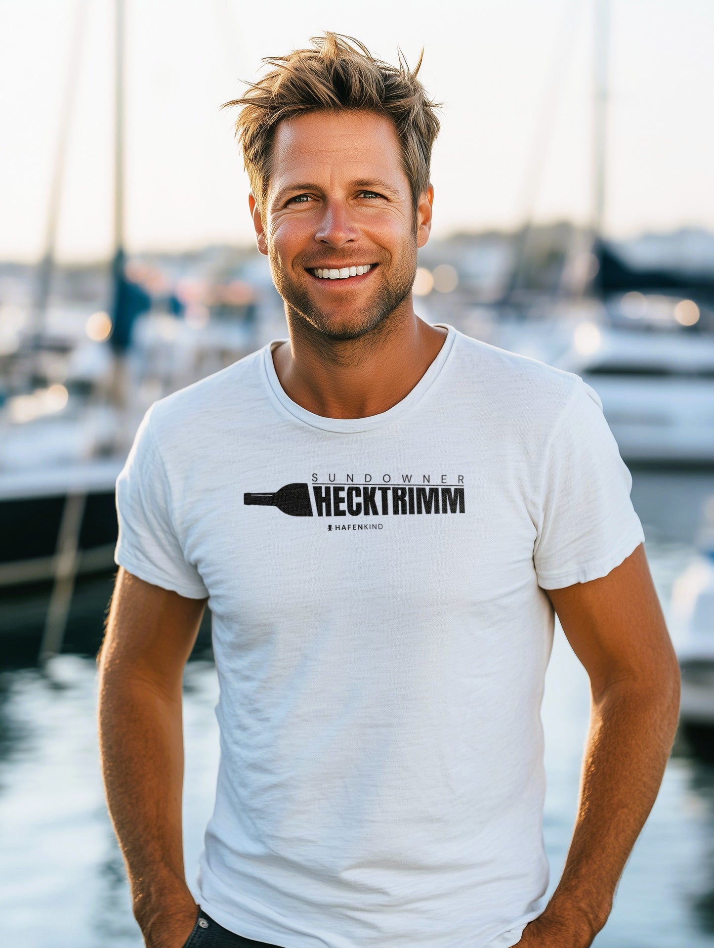 SUNDOWNER HECKTRIMM - Organic Shirt Herren